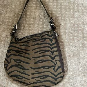Authentic Fendi Zucca Tigre Print